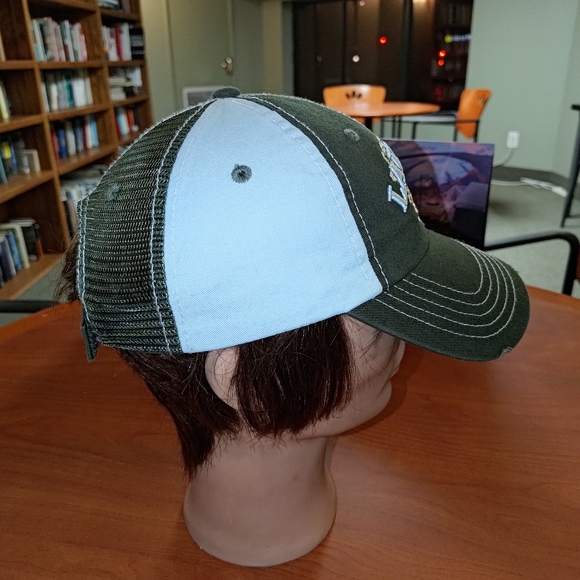 Lakegirl Embroidered Letters Logo Floral Distressed Strapback Women\'s Cap Hat